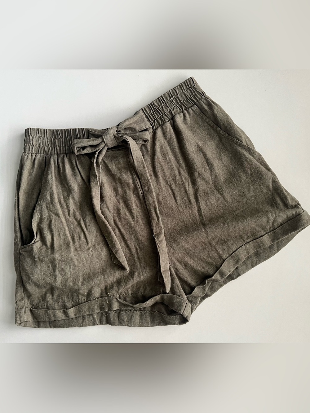 Linen Blend Shorts